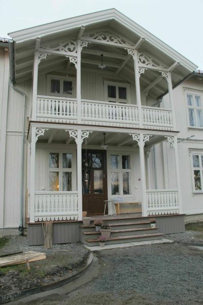 Nærbilde av  Sveitserveranda