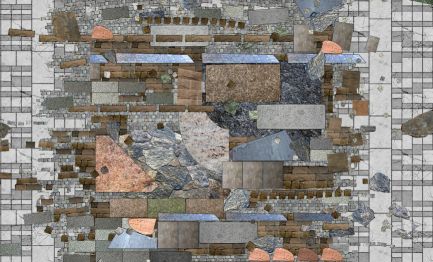 Steinkunst detaljert illustrasjon