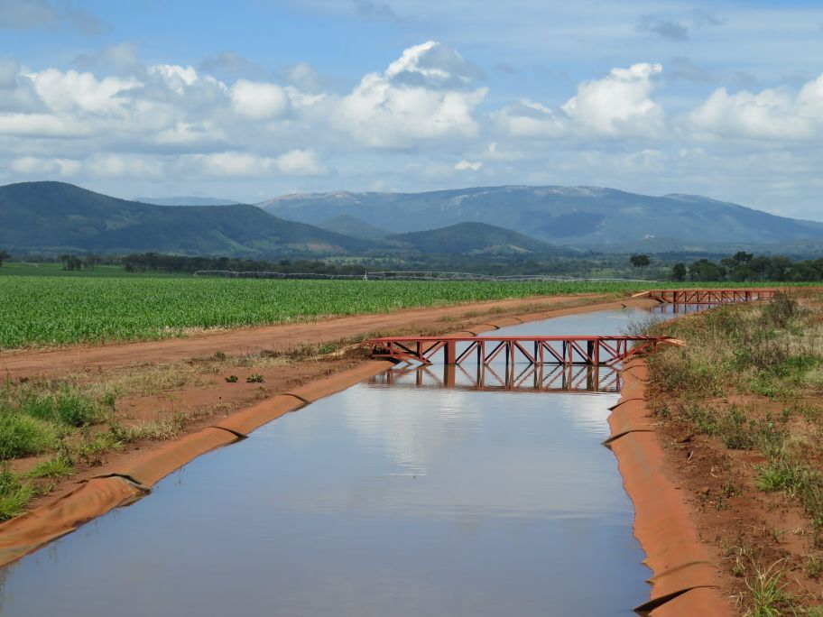 Vannkanal i Tanzania. Foto