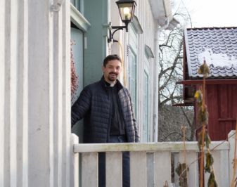En ny bygning paa Ovfs eldste prestegaard ovf main col